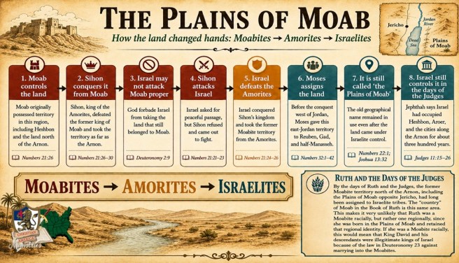 Chart on the Plains of Moab & Ruth